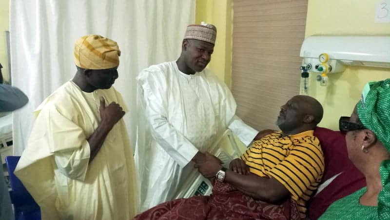 Dogara, House Leaders Visit Melaye