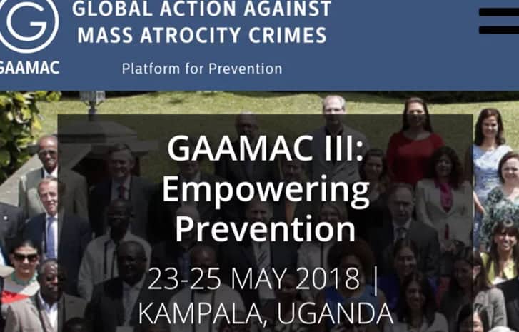 Uganda to host global meeting on preventing mass atrocities