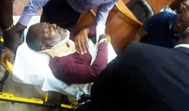 Image result for Former PDP Spokesman Metuh Collapses In Court, Judge Remains Unmoved