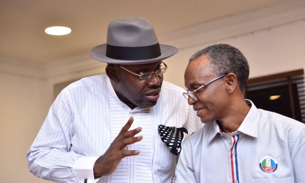 Dickson Meets el-Rufai in Kaduna, Drums up Support for Restructuring