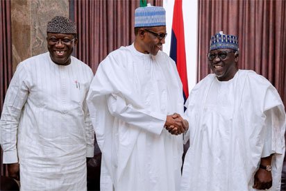 President Buhari Meets With Fayemi