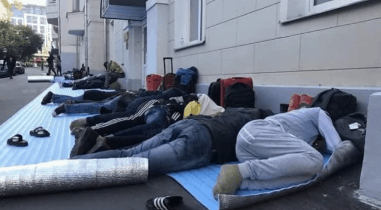 Stranded Nigerians In Russia Back In Nigeria