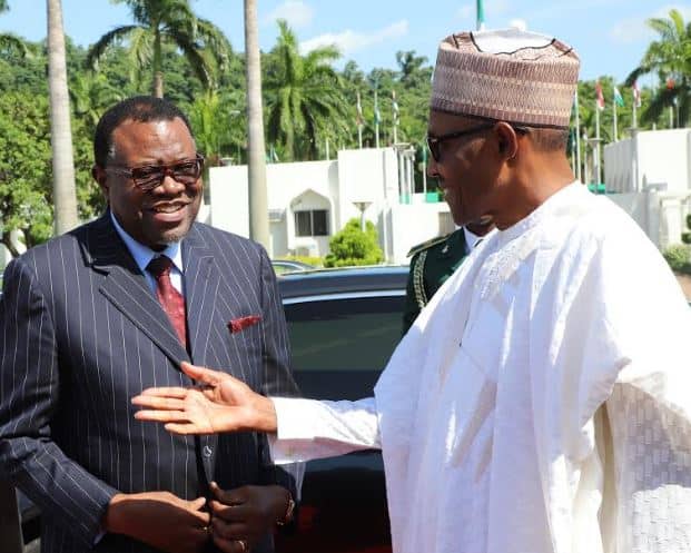 Buhari Holds Bilateral Talks With Namibian President