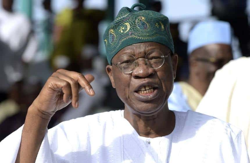 Former Minister of information and culture, Lai Mohammed