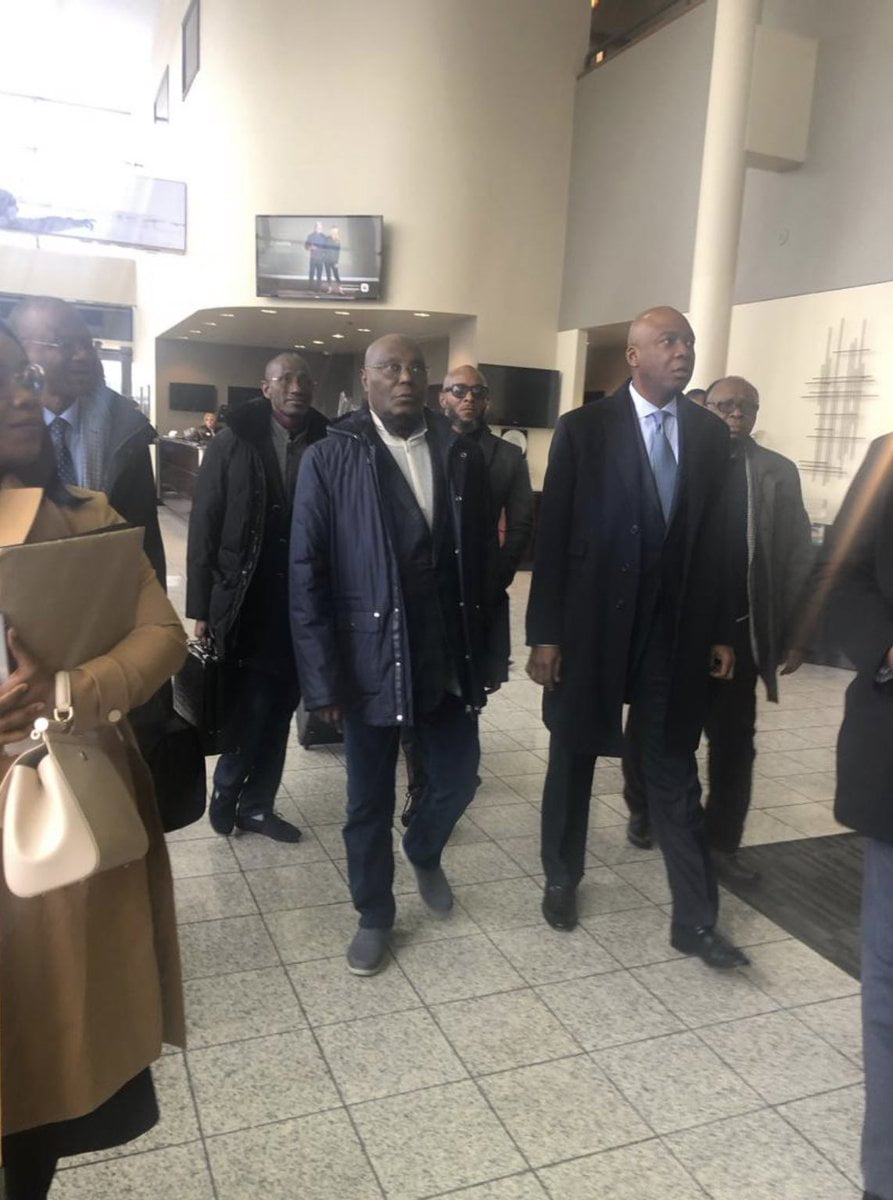 Nigerians Melt Twitter As PDP's Atiku Finally Enters United States