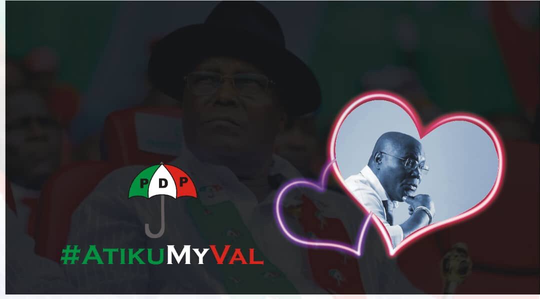 Nigerians Adopt PDP's Atiku As Their Val