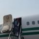 Just In: Buhari Arrives Lagos For Campaign Rally (Video)
