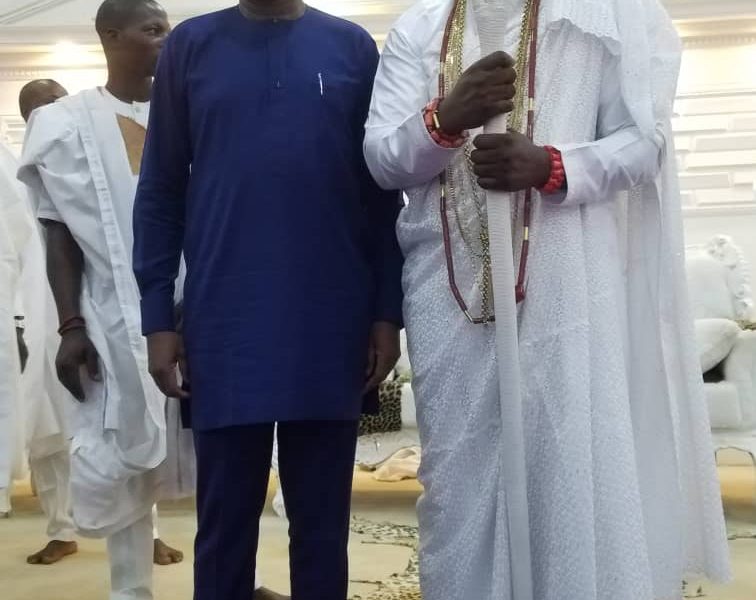 What Ooni Of Ife Told YPP's Moghalu To Do Ahead Of Presidential Election