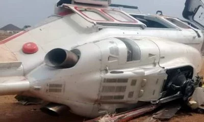Watch The Moment Osinbajo's Chopper Crashed In Kabba, Kogi