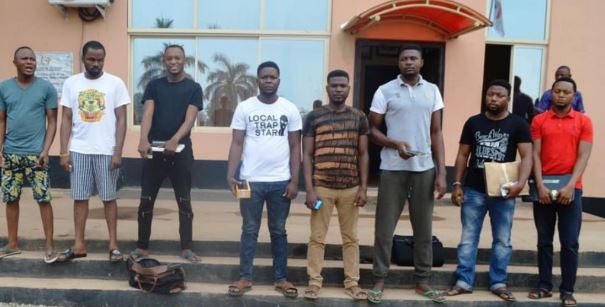 Photo of the suspects as released by the EFCC