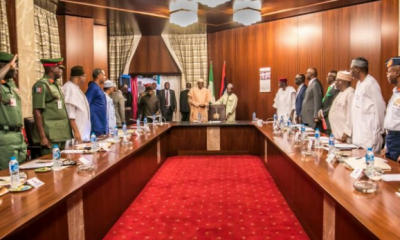 Breaking: Buhari In Emergency Meeting With Service Chiefs, Governors, Ministers