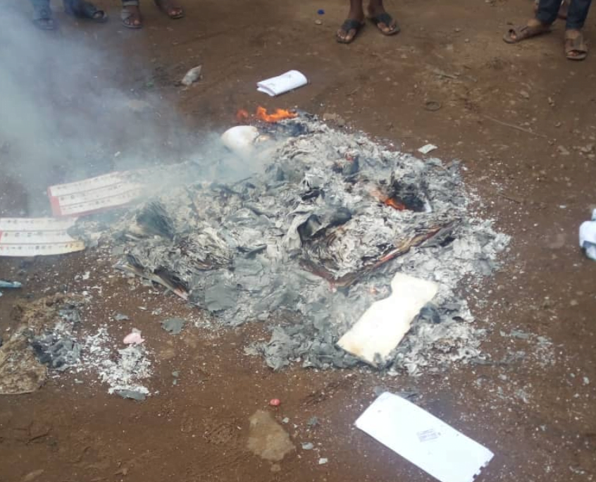 Thugs Hijack, Burn Election Materials In Bayelsa