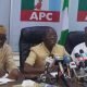 APC Chairman Oshiomhole Explodes As Supreme Court Sacks Bayelsa Governor-Elect, David Lyon