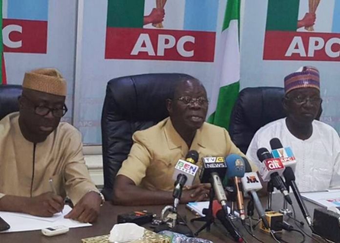 APC Chairman Oshiomhole Explodes As Supreme Court Sacks Bayelsa Governor-Elect, David Lyon