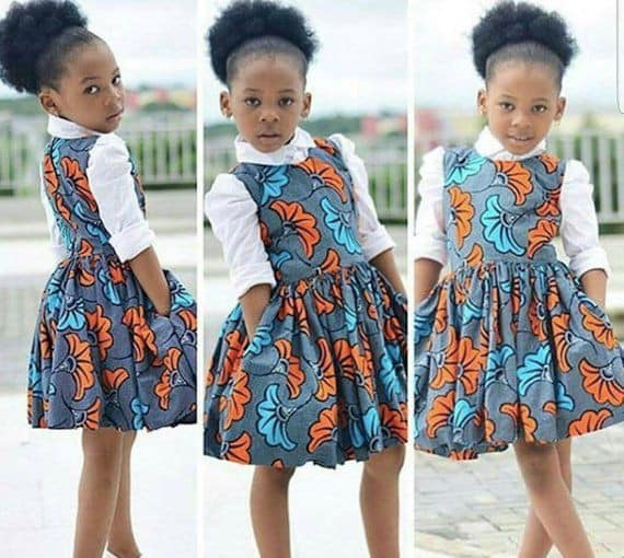 children ankara gown style