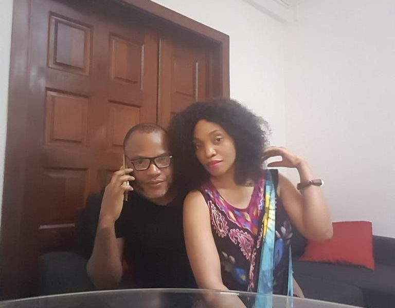 Biafra: Nnamdi Kanu Speaks After Leaked 'Bed Moment' Video, Praises Wife