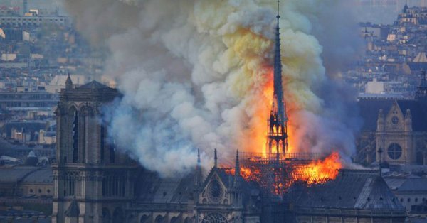 Fire Guts Notre Dame Cathedral, Paris Skyline Altered (Video/Photos)