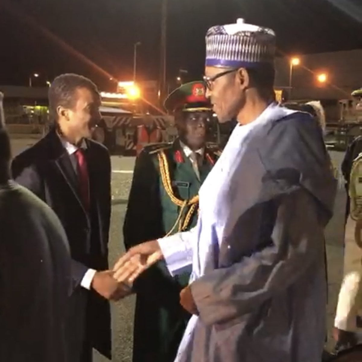 Buhari Arrives London For A 'Private Visit' (Photos)