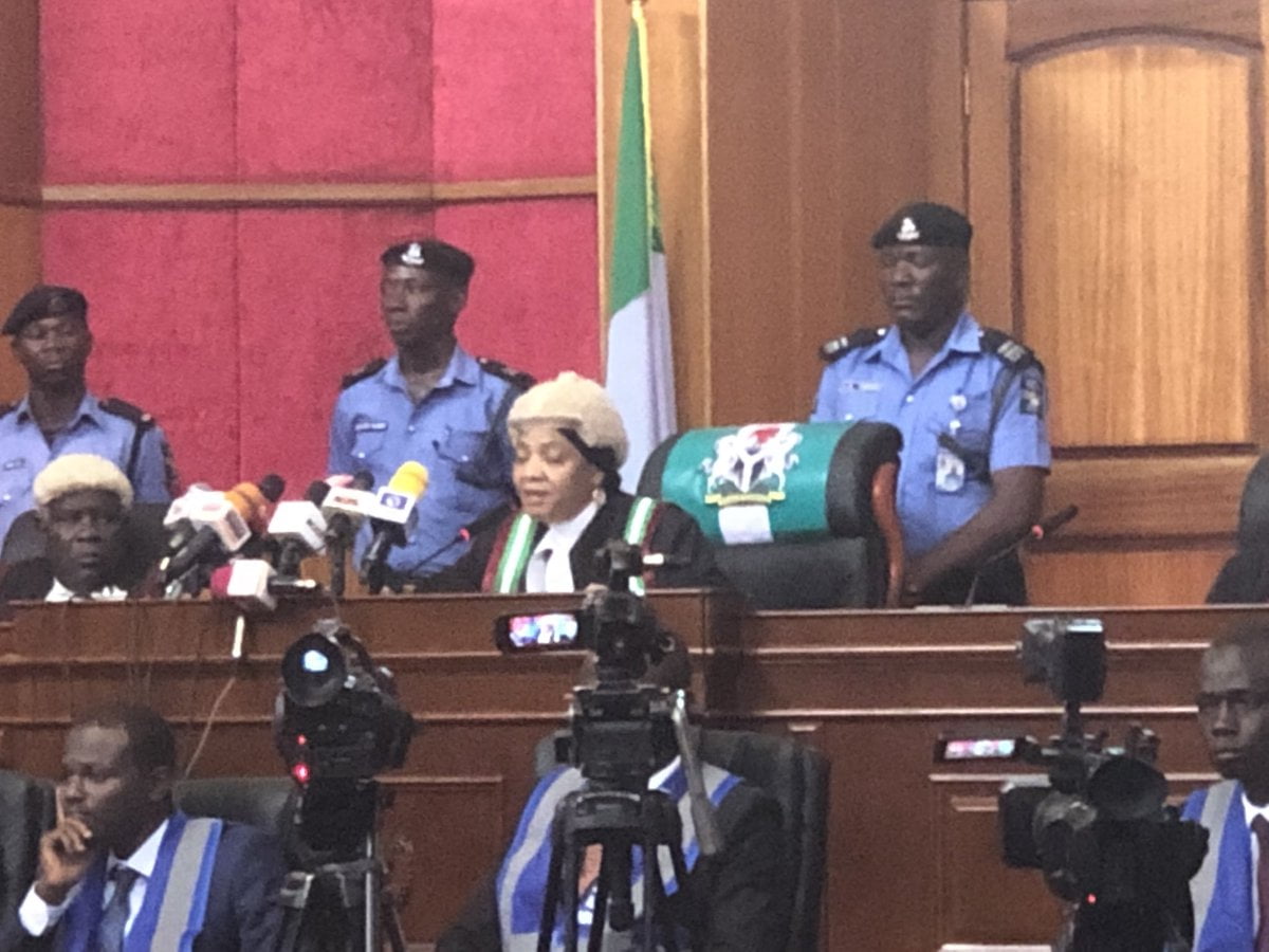 Presidential tribunal delivers judgment on Buhari's inauguration