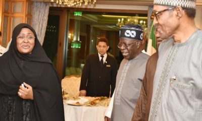 What Tinubu Discussed With Buhari, Sultan Of Sokoto In Saudi Arabia
