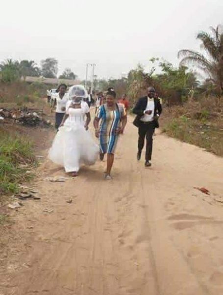 Fie Photo of a Nigerian Bride