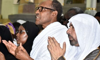 Buhari Turns Usain Bolt, Runs In Mecca (Video)