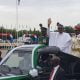 Buhari arrives eagle square
