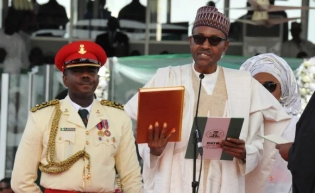 Buhari takes oath of office