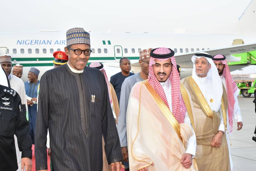 Image result for President Buhari In Saudi Arabia For OIC Summit