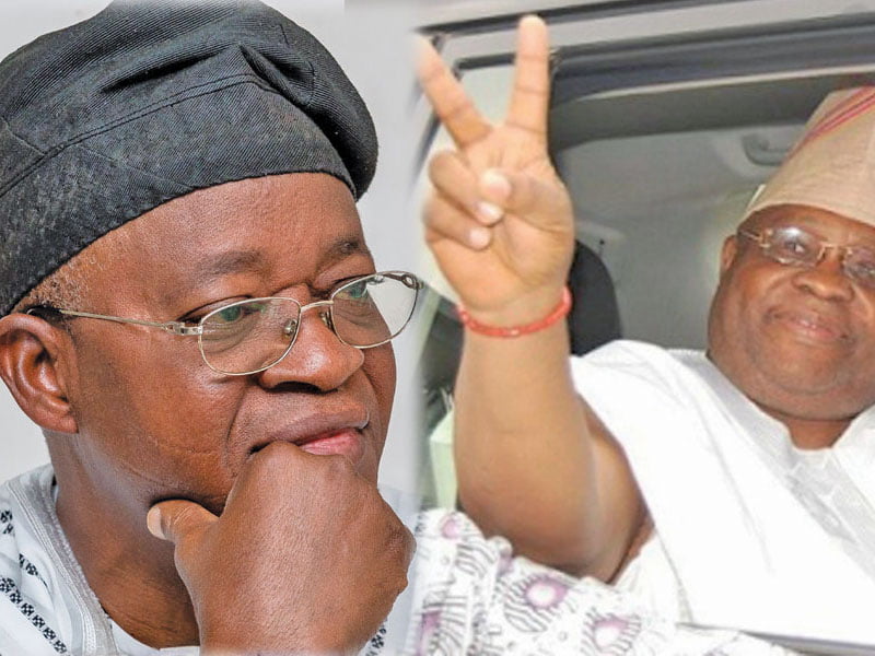 Osun 2022: We Will Win In Court - Oyetola, APC Drag Adeleke, PDP Before Tribunal