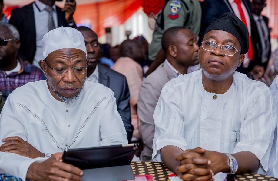 Rauf Aregbesola and Gboyega Oyetola