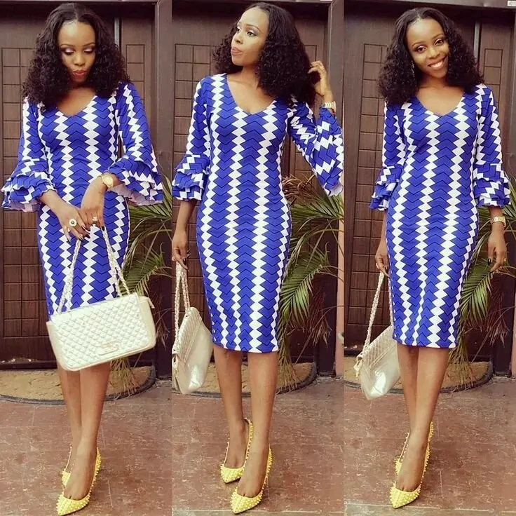Latest material short best sale gown
