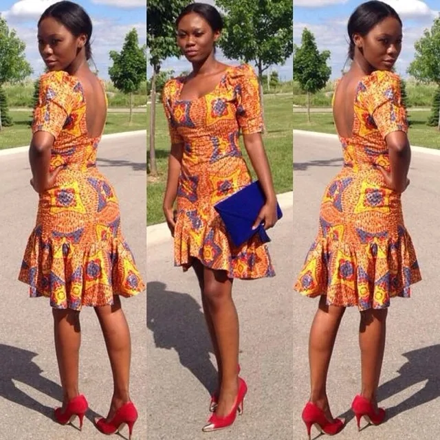 Ankara short gown