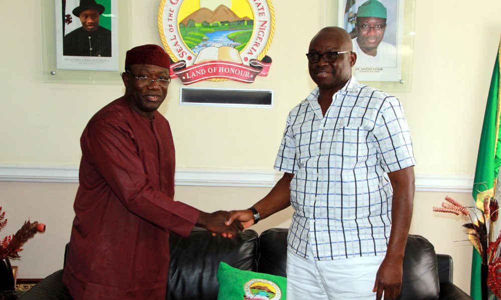 Fayemi Sends Message To Fayose Over Sister’s Death