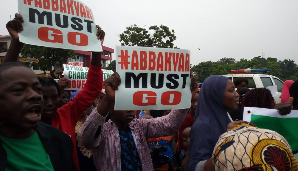 Nigerians React As 'Abba Kyari Must Go' Protest Rocks Abuja