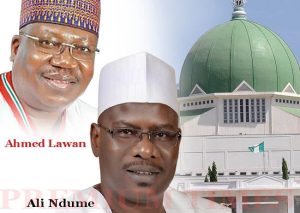 Senate Presidency: Trouble For Ndume As 64 Senators-Elect Endorse Lawan (Full List)