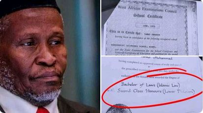 Nigerians Roast CJN Tanko Muhammad Over 'Poor' WAEC Result