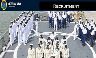 Nigerian Navy Recruitment: Full List Of Shortlisted Candidates For DSSC Test
