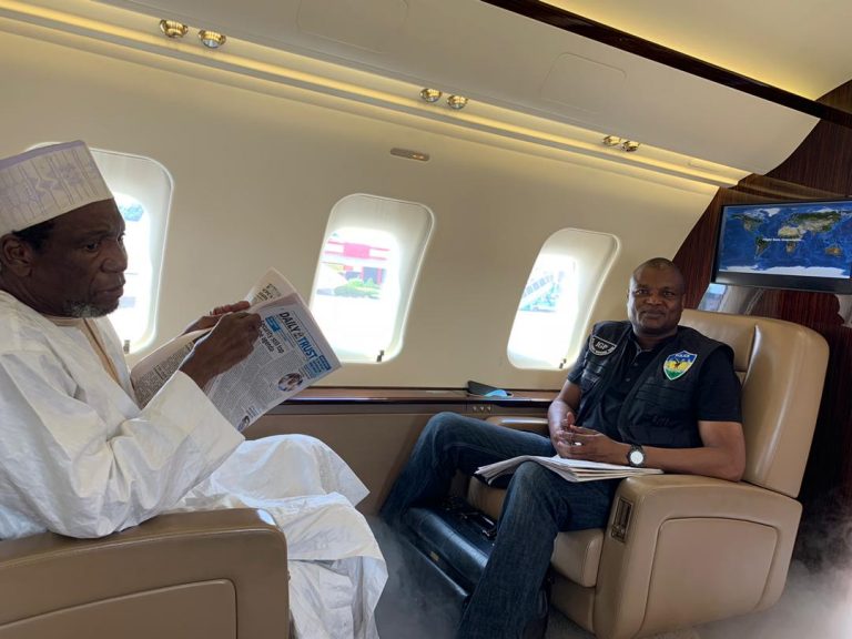 Buhari’s ADC Welcomes Father-In Law After 5 Months Of Kidnap (Photos)