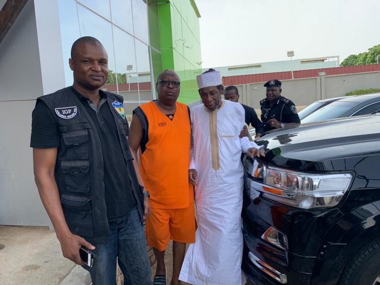 Buhari’s ADC Welcomes Father-In Law After 5 Months Of Kidnap (Photos)