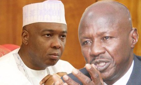 Saraki Speaks On Fighting EFCC, Magu Begging Him