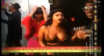 Big Brother Naija Porn - BBNaija: Tacha Suffers Wardrobe Malfunction, Exposes Bust ...
