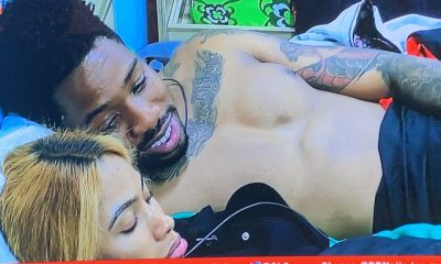 BBNaija: Watch Ike And Mercy Hot Romance