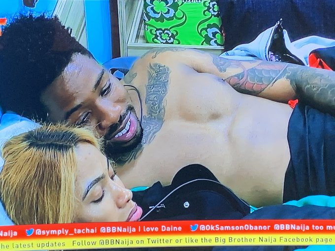 BBNaija: Watch Ike And Mercy Hot Romance