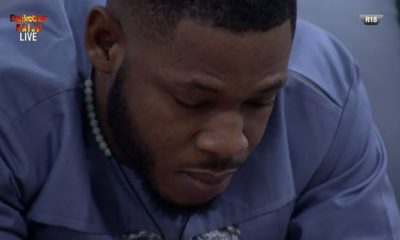 BBNaija: How Frodd Reacted To Esther's Eviction (Photos/Video)