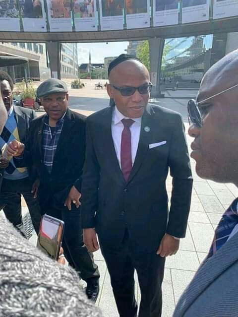 Breaking: Nnamdi Kanu Arrives European Parliament To Discuss Biafra Referendum (Photos)