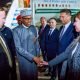 Just In: President Buhari Arrives Russia (Photos)