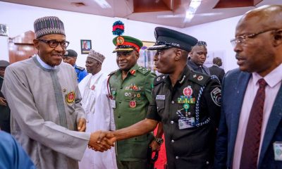 Just In: President Buhari Returns To Abuja (Photos)