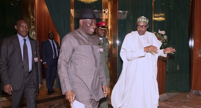 PRESIDENT-BUHARI-RECEIVES-FMR-PRESIDENT-JONATHAN-4A-1-700×375