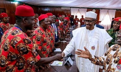 I Won't Interfere In Nnamdi Kanu's Trial, Buhari Tells Igbo Leaders